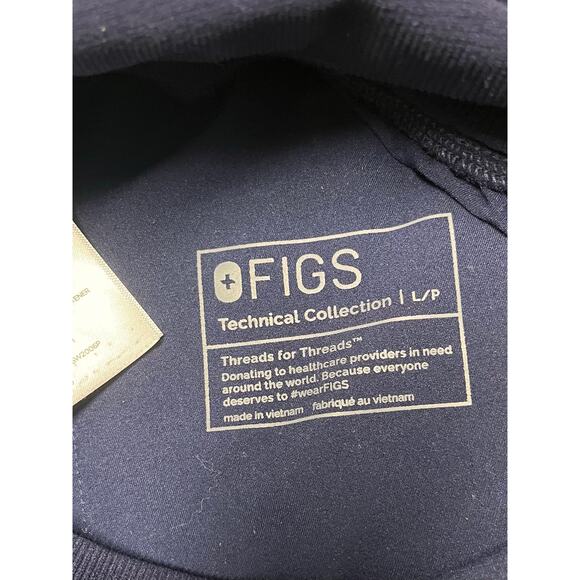 FIGS Maternity Navy Jogger Scrub Pants Zamora L/P Petite Large Stretch Nurse - Picture 5 of 11